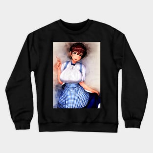 Oikawa Shizuku Anime Watercolor Crewneck Sweatshirt